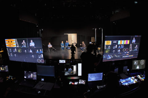 Live-Streaming (internationales figuren.theater.festival 2021 – Foto: Erich Malter)