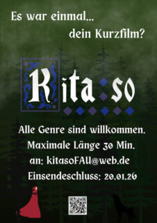 Zum Artikel "Call for Entries: Der 39. [ki’ta:so]-Kurzfilmabend kommt – Einsendungen bitte bis zum 20. Januar"